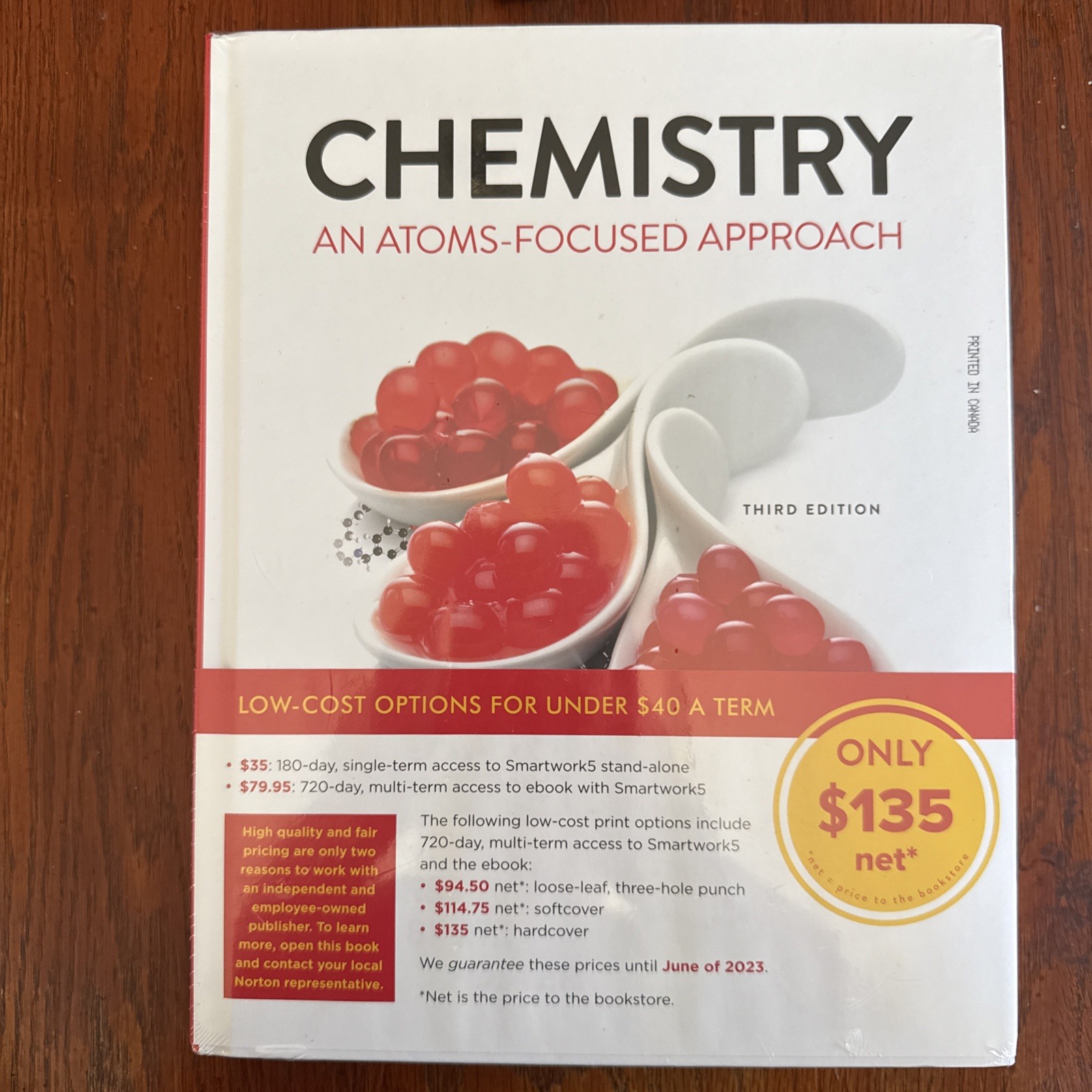 Chemistry: An Atoms-Focused Approach Third Edition Text Norton Gilbert 2020