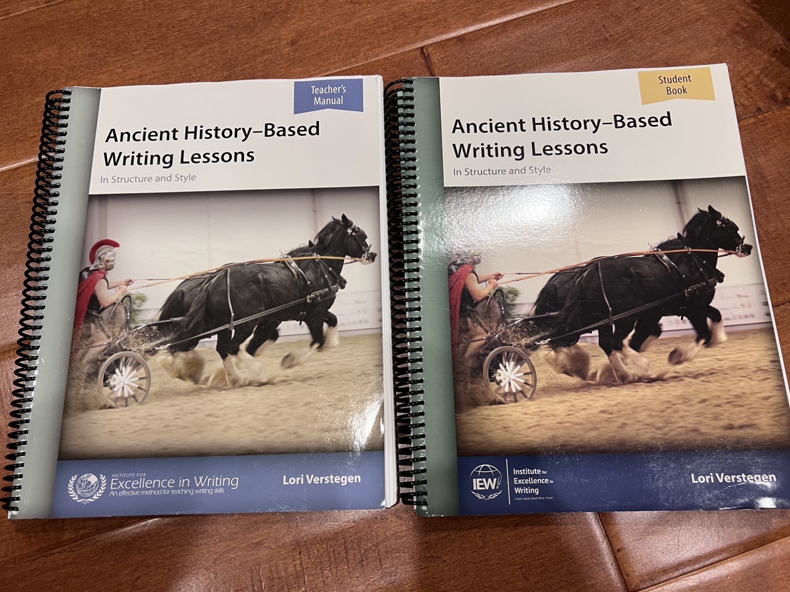 IEW Ancient History-based Writing Lessons STUDENT book and TEACHER 4th edition