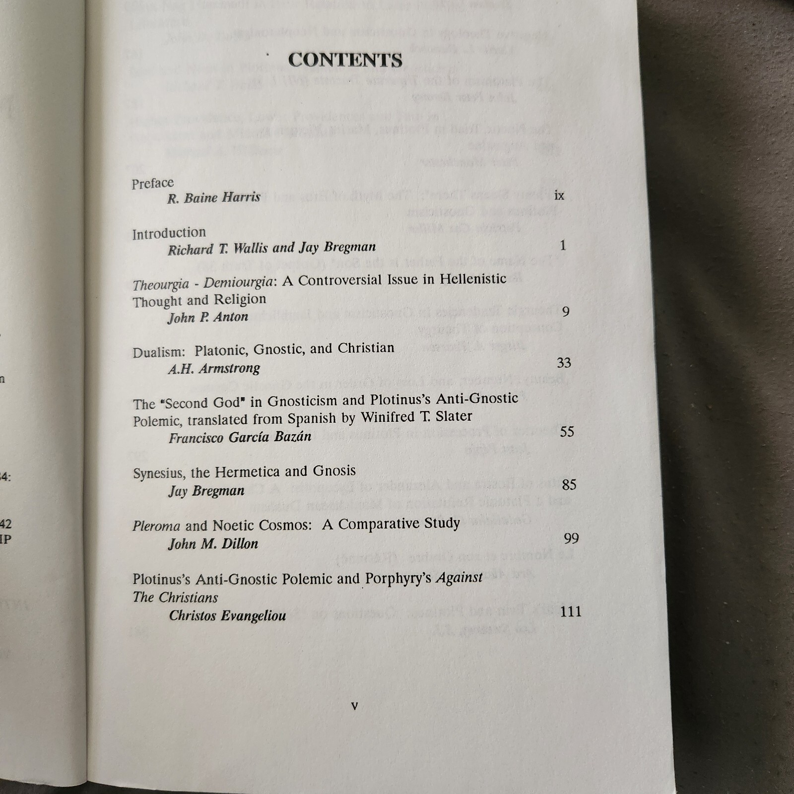 Neoplatonism and Gnosticism (Neoplatinism Vol 6) by Richard T. Wallis, Editor