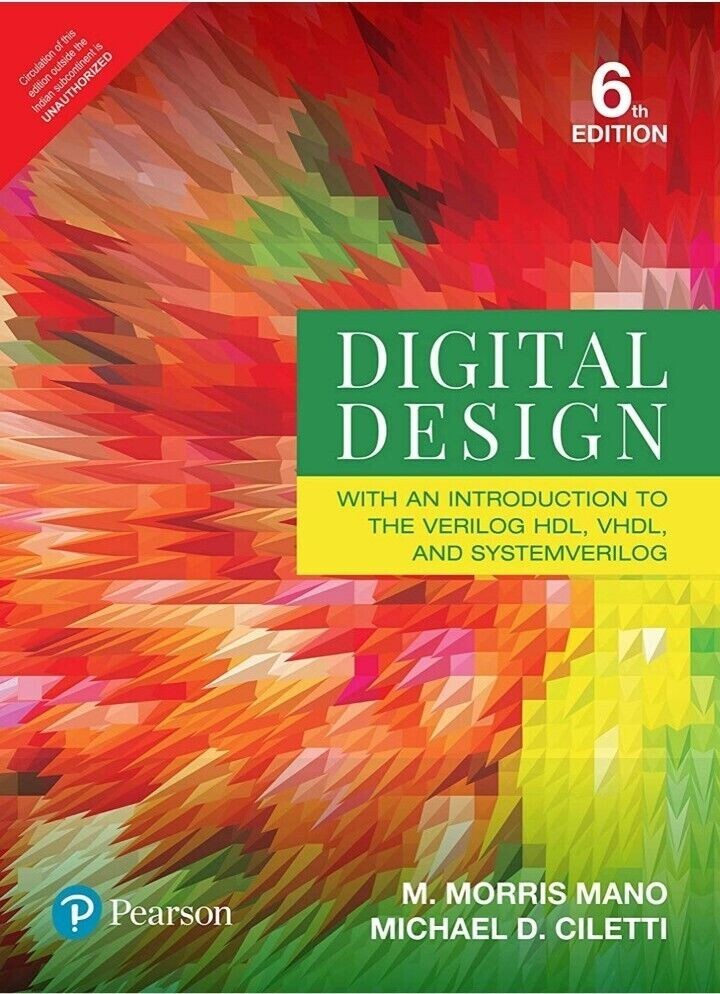 Digital Design 6ed by Morris Mano INTERNATIONAL EDITION