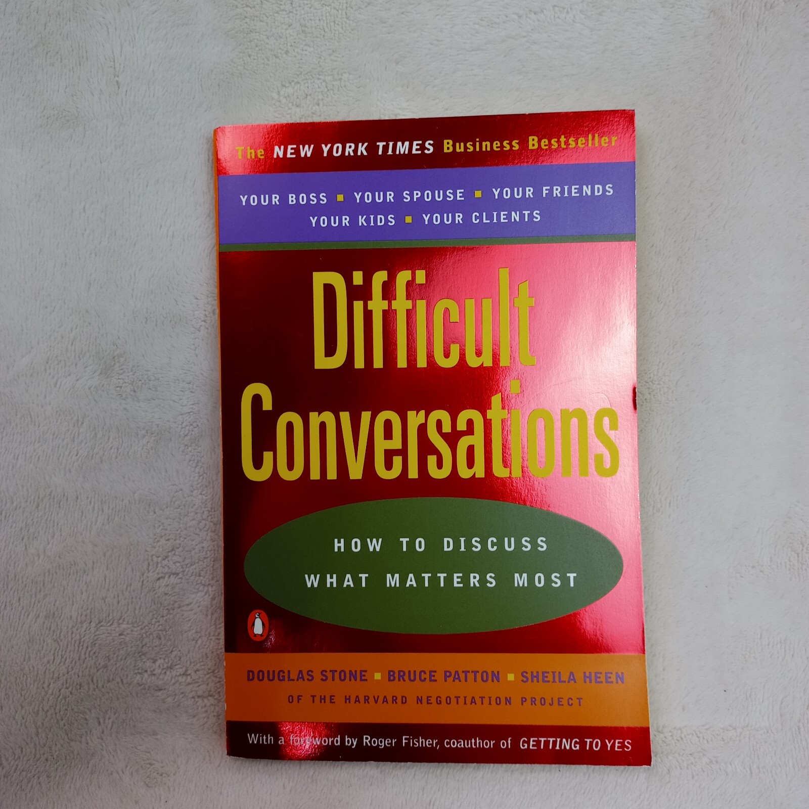 Difficult Conversations: How to Discuss What Matters Most by Douglas Stone