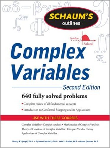 Schaum’s Outline of Complex Variables, 2ed by Murray R Spiegel: Used