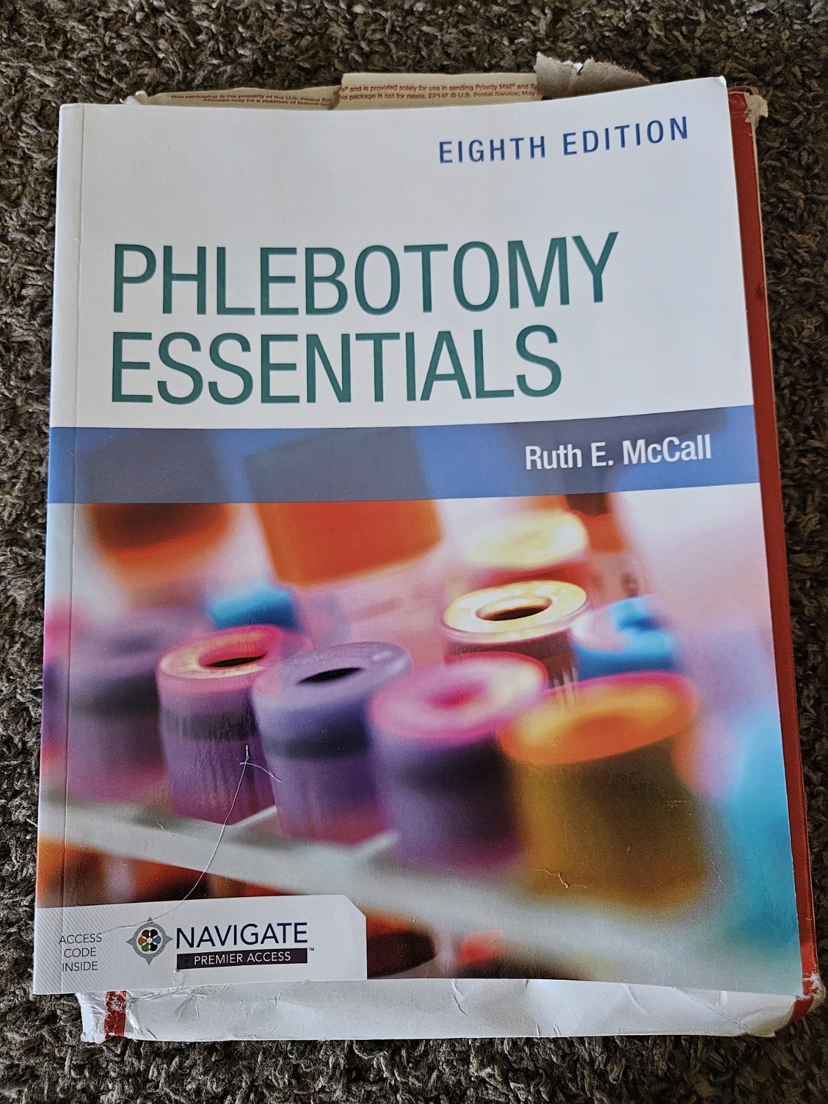 Brand New Phlebotomy Essentials Book w/Access Code!