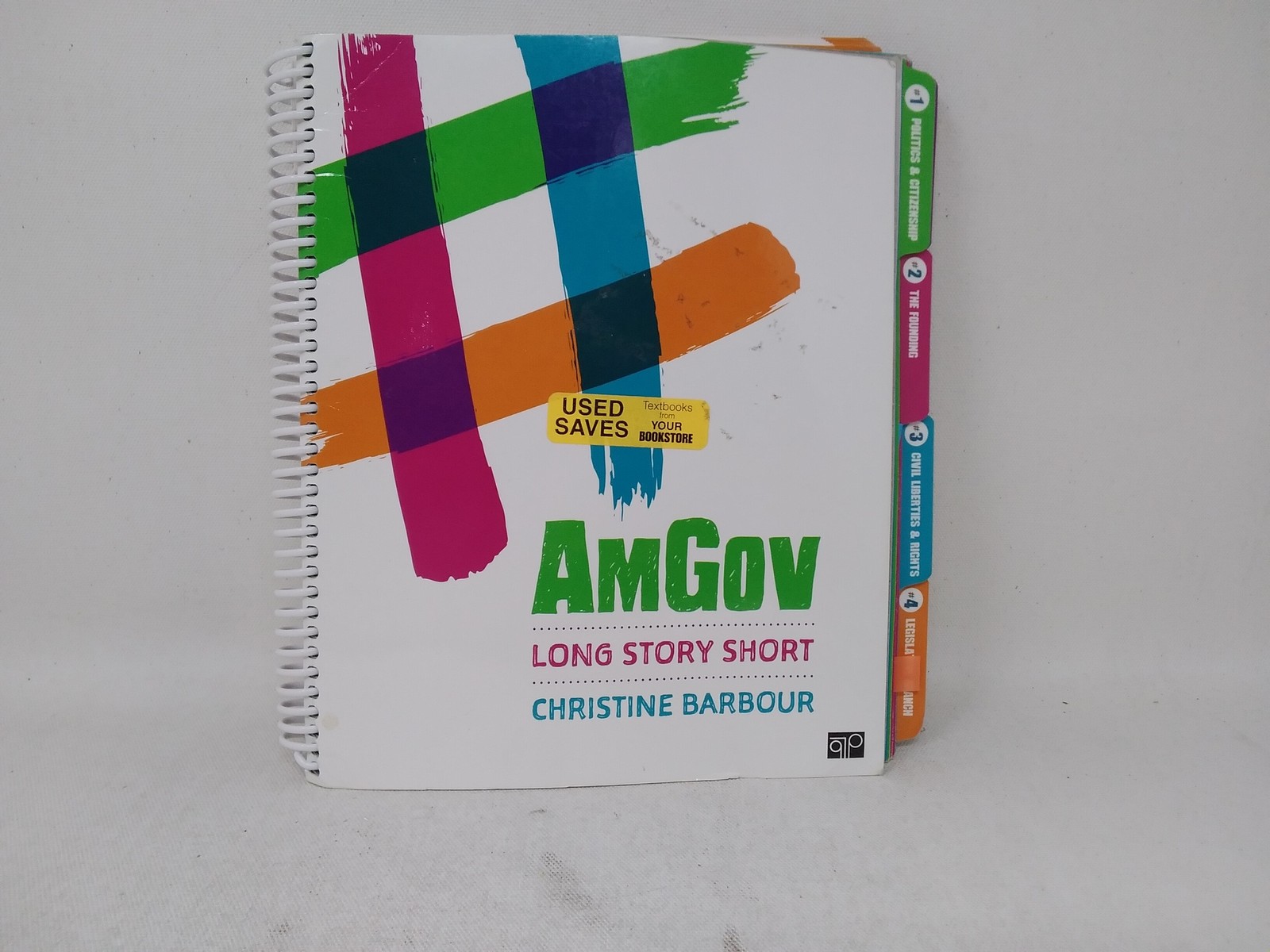 AmGov: Long Story Short – Textbook by Christine Barbour – Spiral-Bound