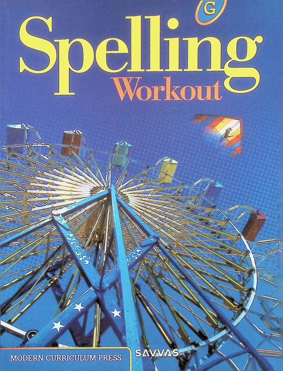7th Grade 7 MCP Spelling Workout Level G Modern Curriculum Press Student Edition