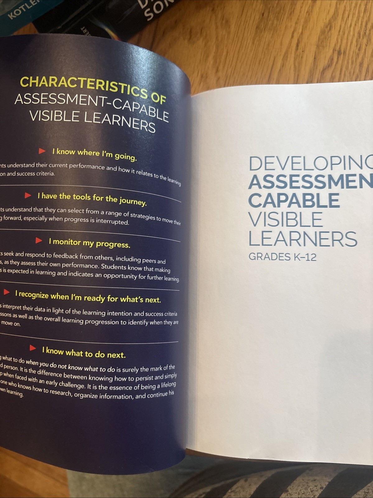 Developing Assessment-Capable Visible Learners, Grades K-12 Nancy Frey