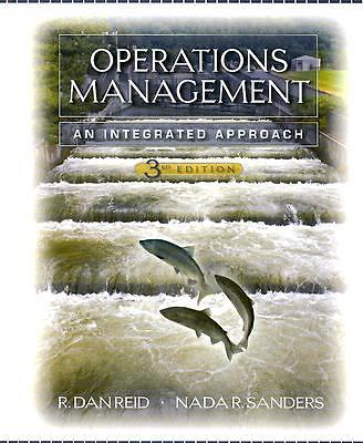 Operations Management: An Integrated Approach- hardcover, R Dan Reid, 0470283513