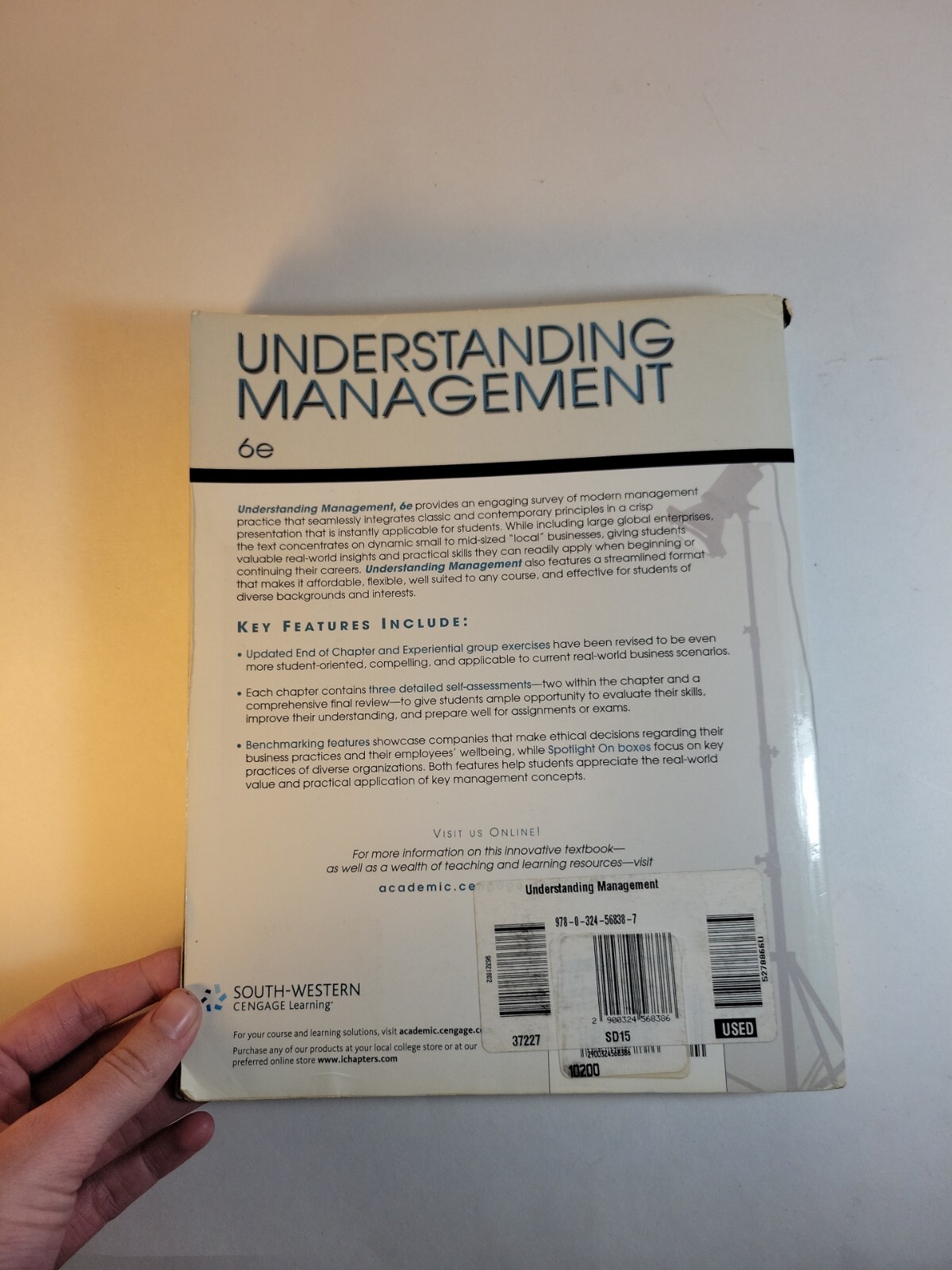 Understanding Management Paperback Richard L. Daft