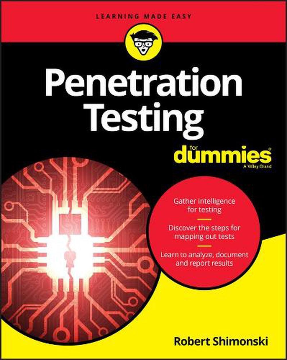 Penetration Testing For Dummies by Robert Shimonski (English) Paperback Book