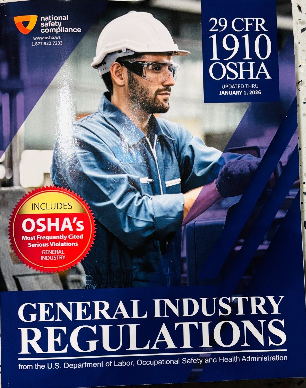 1910 OSHA General Industry Regulations (2026) by National Safety Compliance
