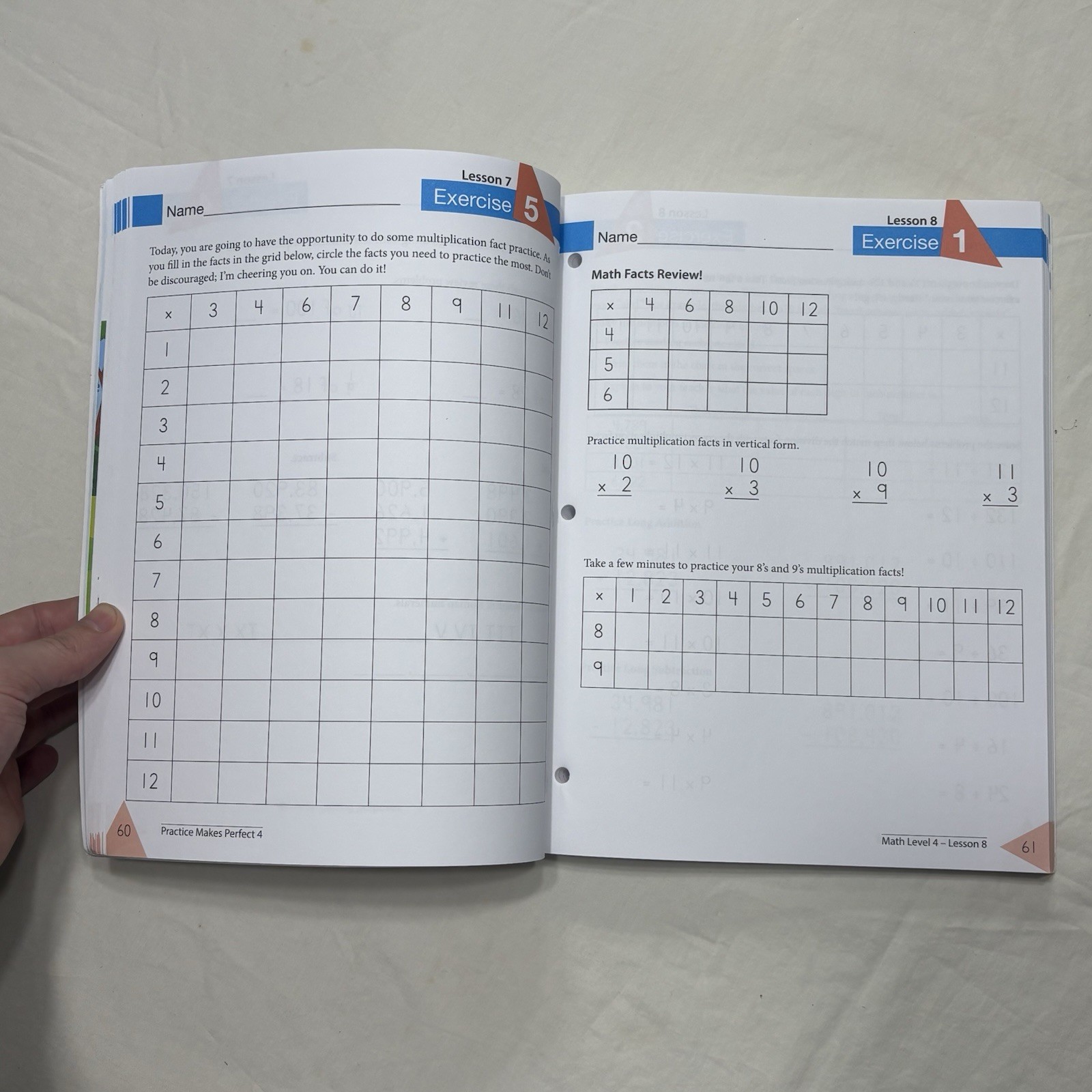Practice Makes Perfect Level 4 Practice Sheets & Quizzes O’Dell PB
