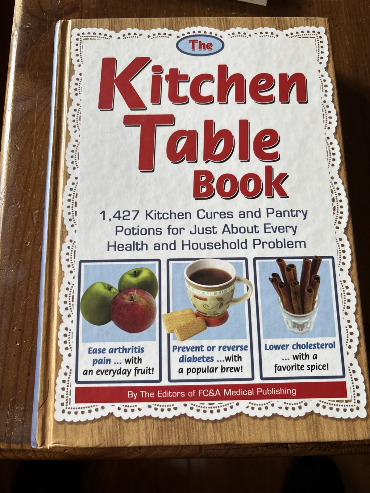 The Kitchen Table Book FC&A Medical Publishing Hardcover Health Remedies SF