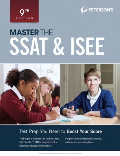 Master the SSAT & ISEE – Petersons, 9780768938920, paperback