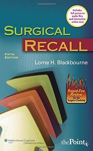 Surgical Recall, Fifth North American Edition (Recall Series) – GOOD