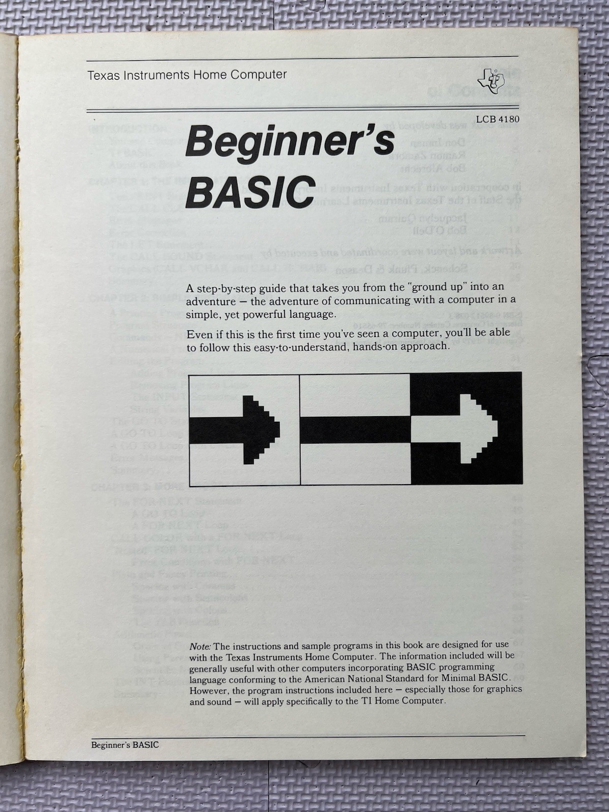 BEGINNER’S BASIC: Original Manual For The First Texas Instruments Home Computers