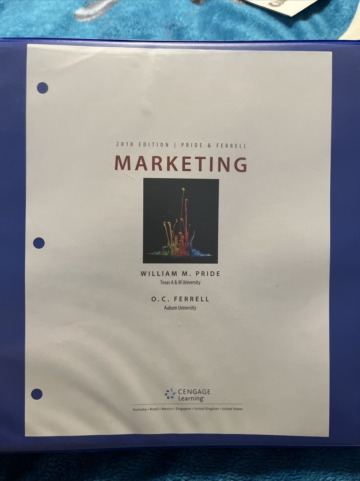 Marketing 2018 by O. C. Ferrell and William M. Pride (2018, Trade Paperback)