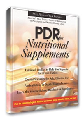 PDR for Nutritional Supplements – 9781563633645, hardcover, David Editor Rorvik