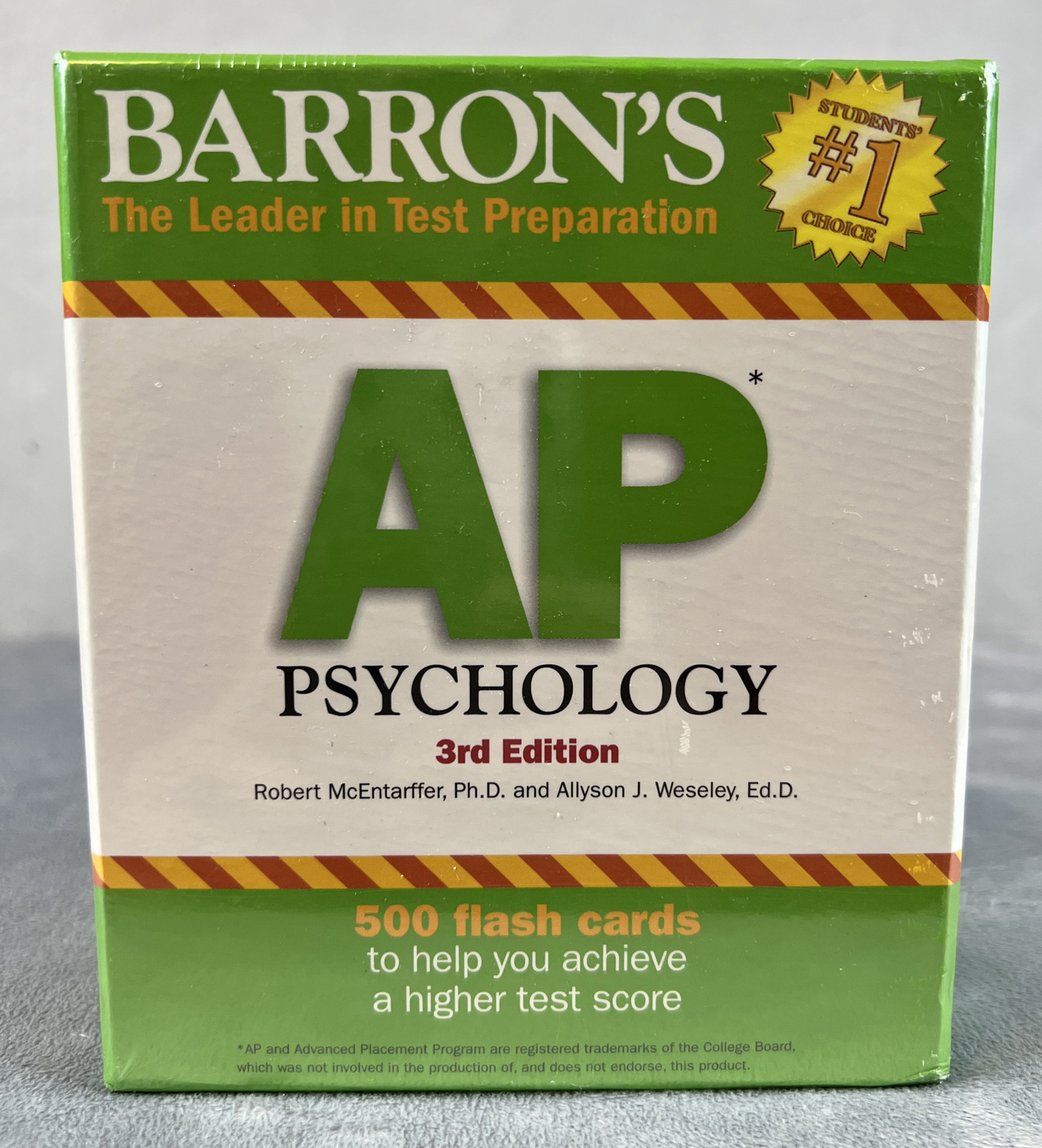 Barron’s Test Prep Ser.: Barron’s AP Psychology Flash Cards by Allyson J….