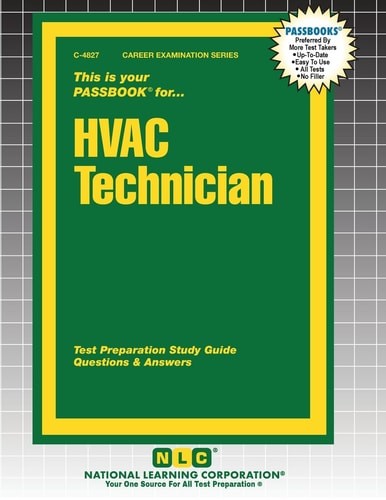 HVAC Technician (Career Examination), , Excellent Book