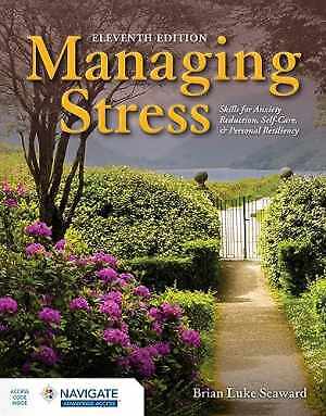 Managing Stress: Skills for Anxiety – Paperback, by Seaward Brian Luke – Good