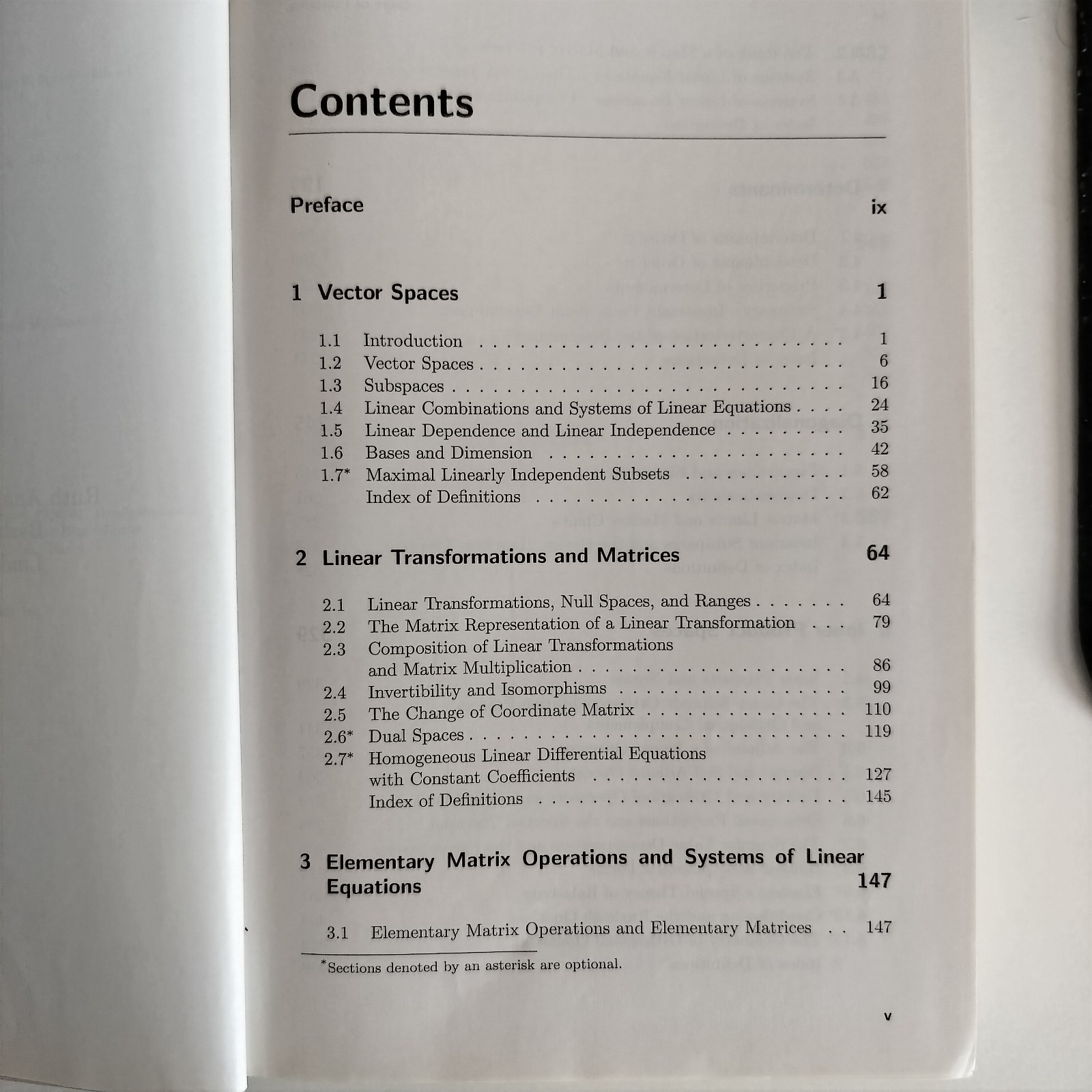 Linear Algebra Fourth Edition Stephen H Friedberg Arnold J Insel HC 2003 Math