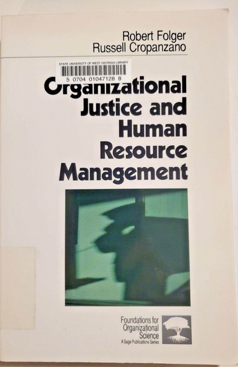 Organizational Justice and Human Resource… by Folger & Russell PB Ex Libris