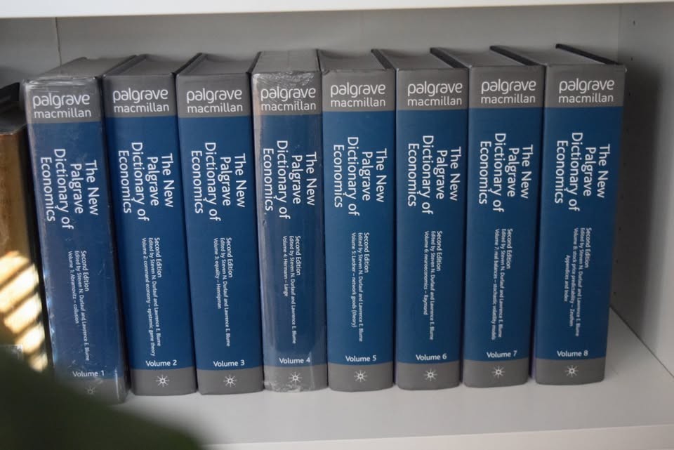 New Palgrave Dictionary of Economics (ALL 8 VOLUMES)