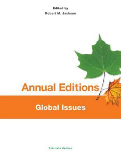 Annual Editions: Global Issues, 30th Edition, Jackson, Robert,