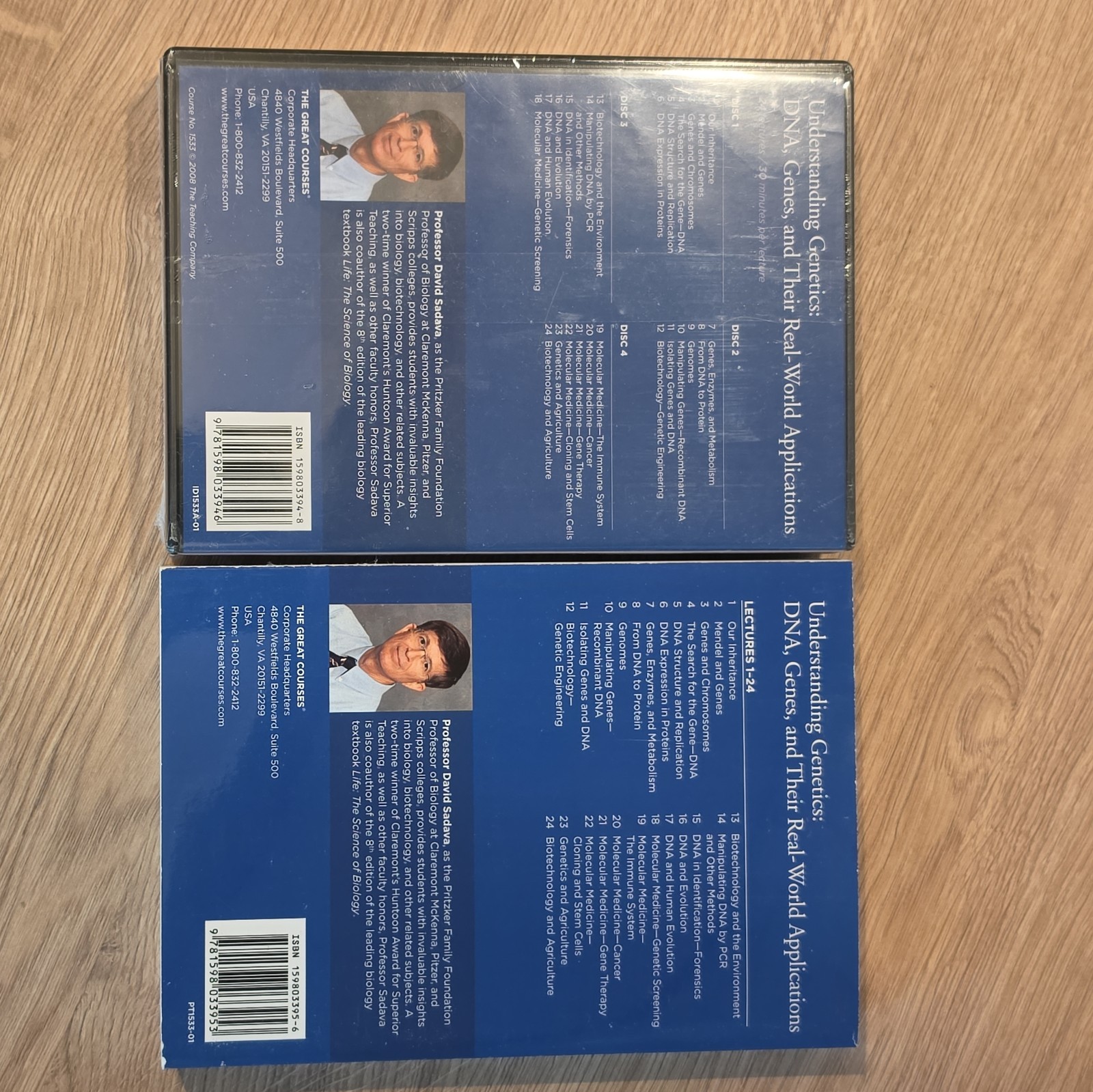 The Great Courses Understanding Genetics DNA Genes & World Applications 4 DVD
