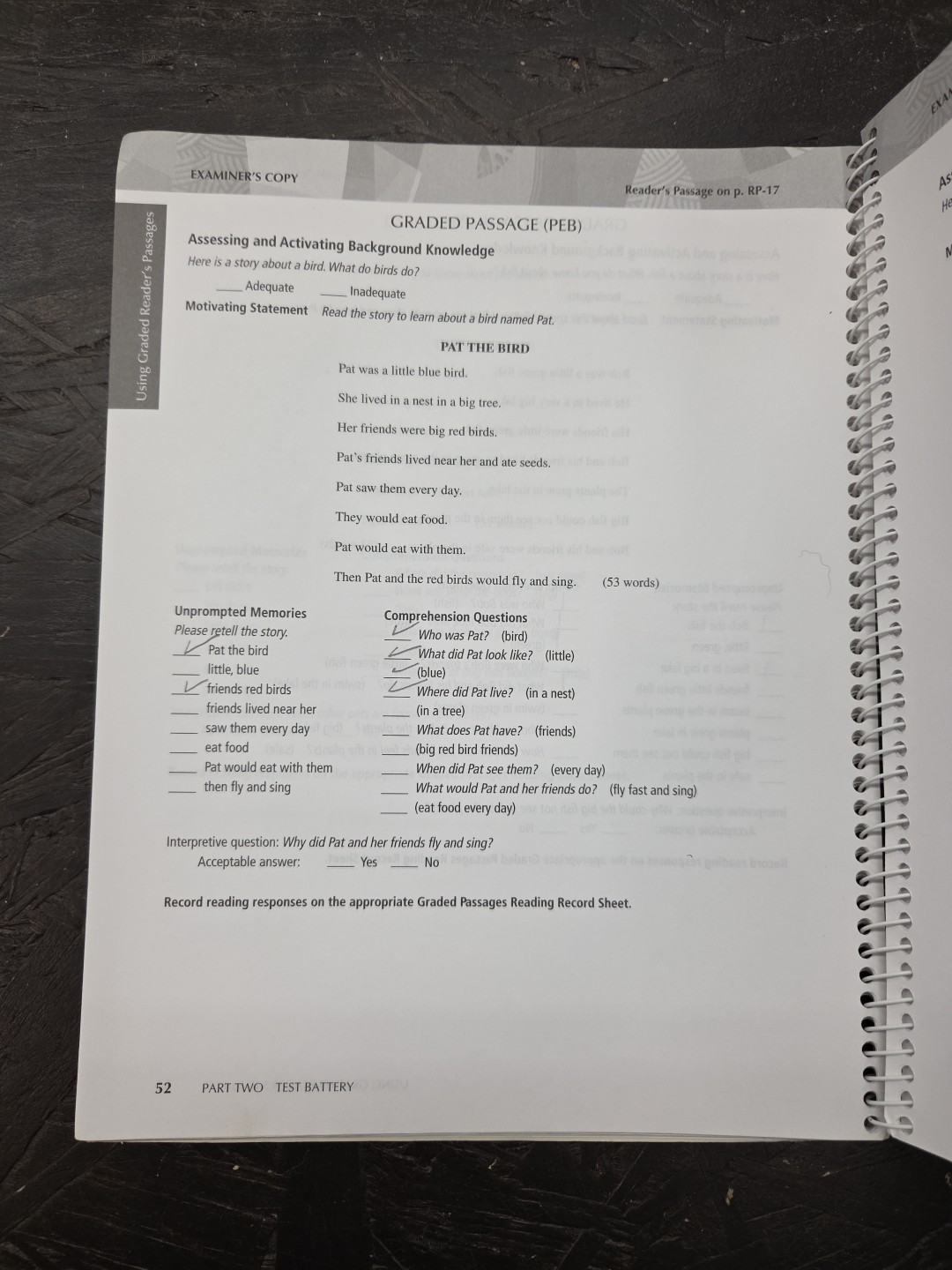 Bader Reading and Language Inventory by Lois Bader (7th Ed. 2012, DVD Included)