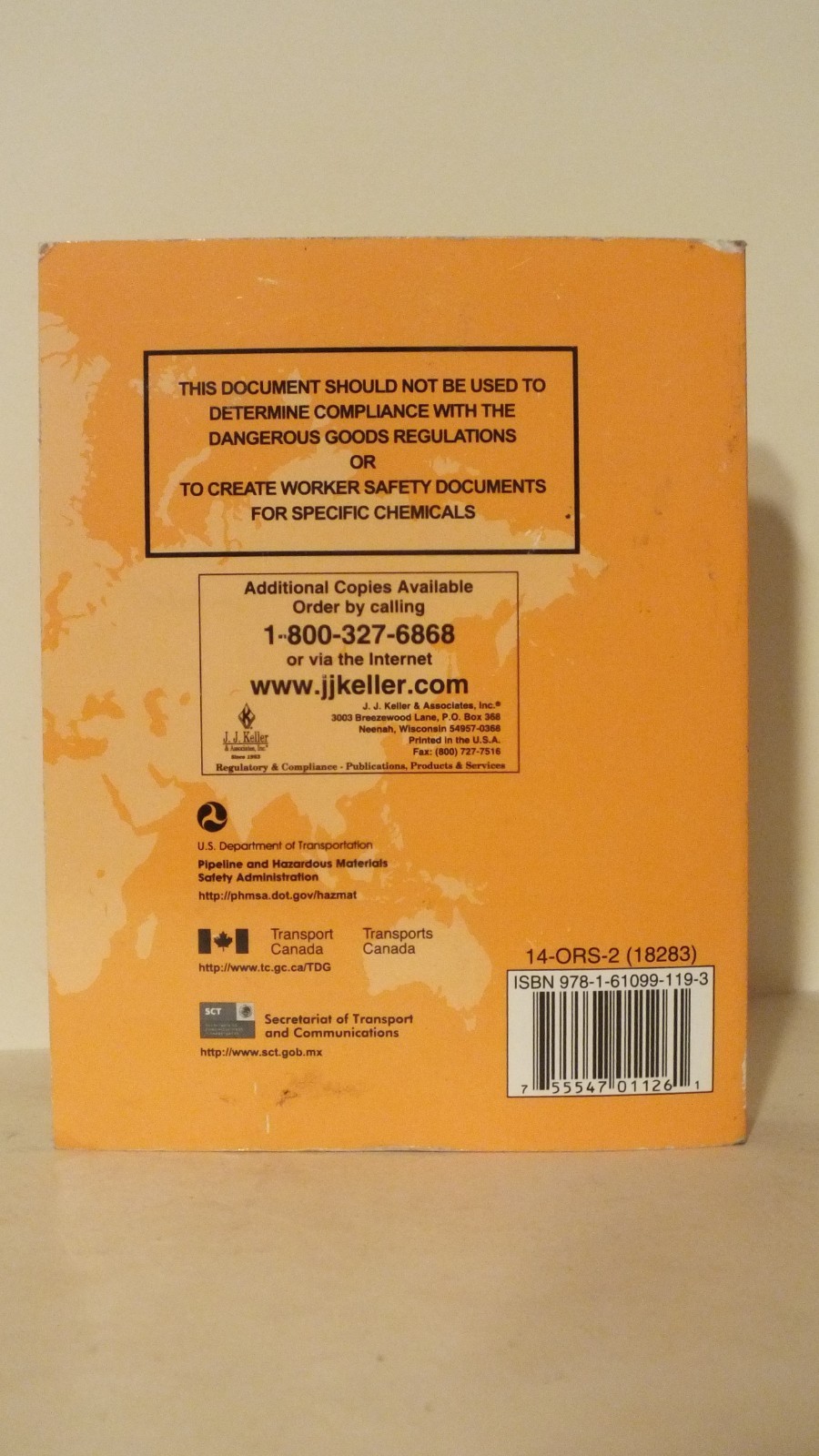2012 Emergency Response Guidebook: Pocket – Paperback, by D.O.T.