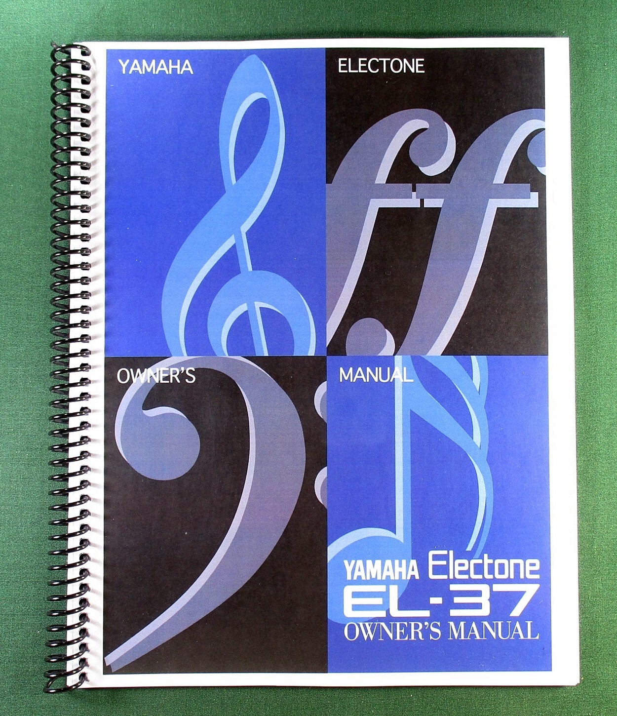 Yamaha EL-37 Instruction Manual: 108 Pages & Protective Covers!