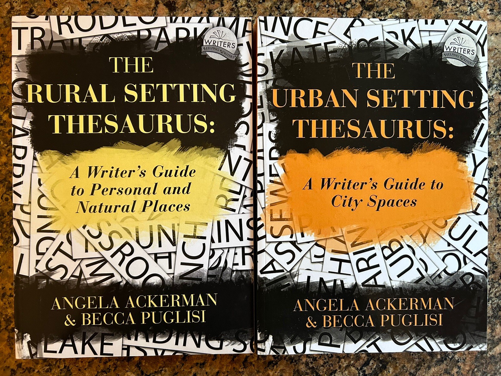 2 New Trade Paperbacks The Rural & Urban Setting Thesaurus Ackerman & Puglisi