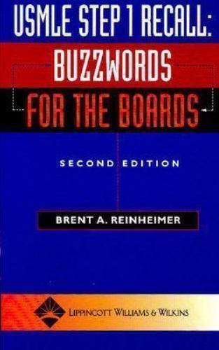 Recall Ser.: USMLE Step 1 Recall : Buzzwords for the Boards
