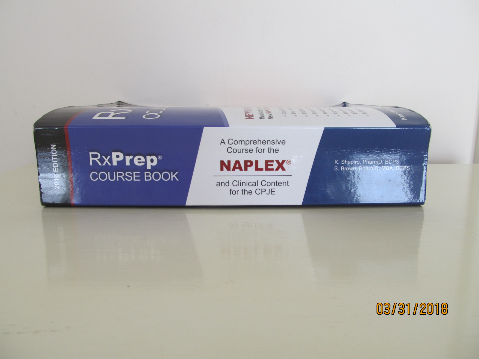 RxPrep Course Book A Comprehensive Course For NAPLEX and CPJE Paperback 2016 Ed.
