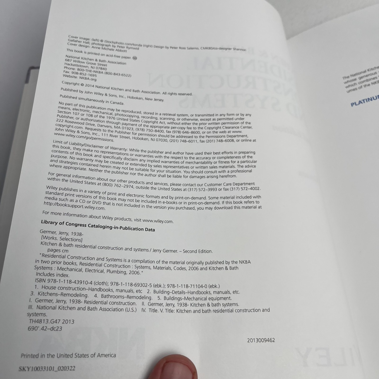 Nkba Professional Resource Library: Kitchen and Bath Residential Construction…