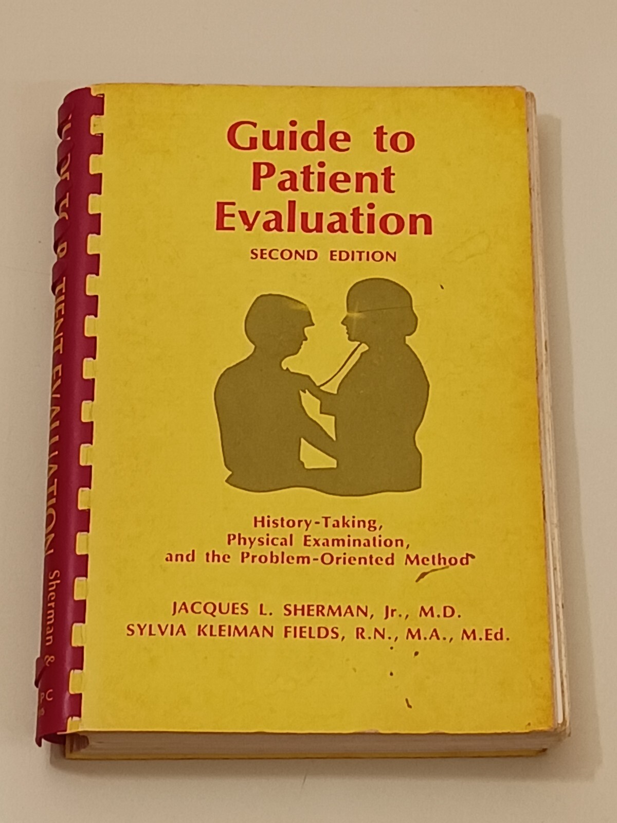 Vintage Rare Guide To Patient Evaluation Third Edition 1976 Spiral Book
