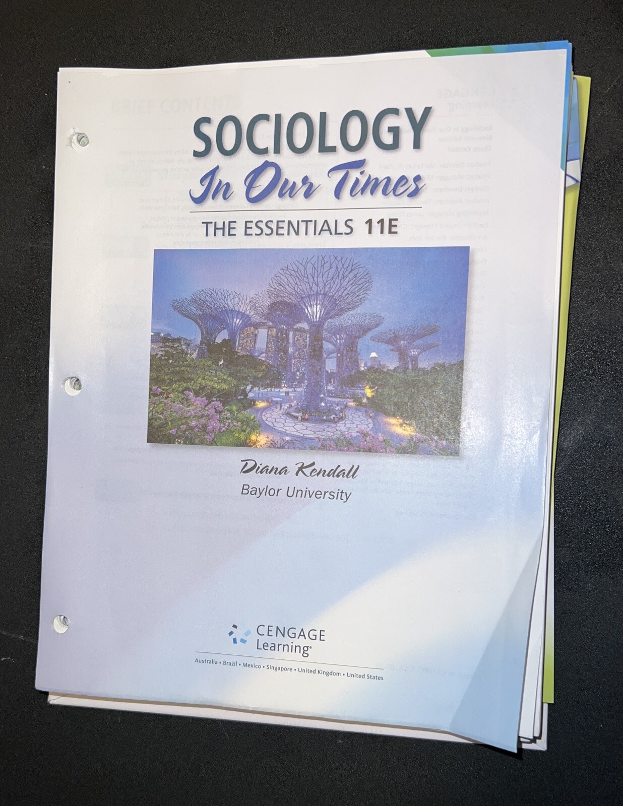 Sociology in Our Times: The Essentials 11th Edition Kendall Looseleaf