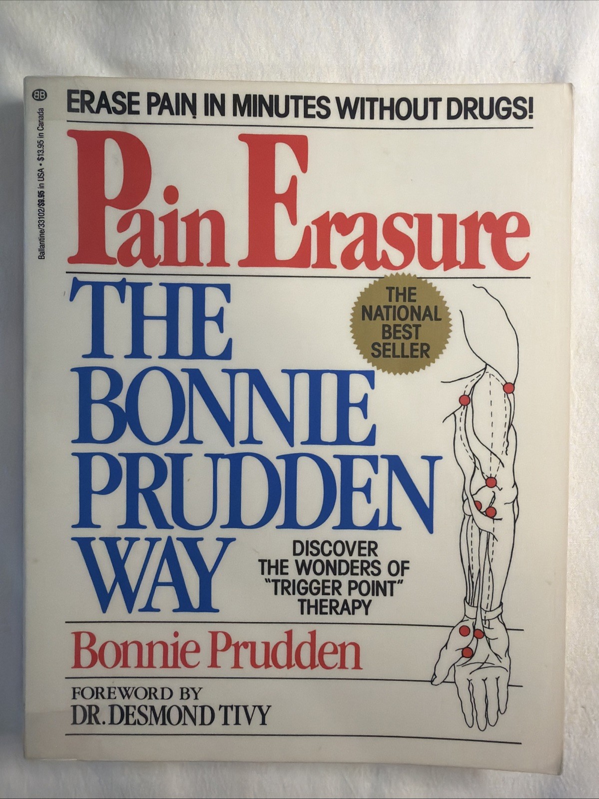 Pain Erasure : The Bonnie Prudden Way by Bonnie Prudden (1985, Trade Paperback)