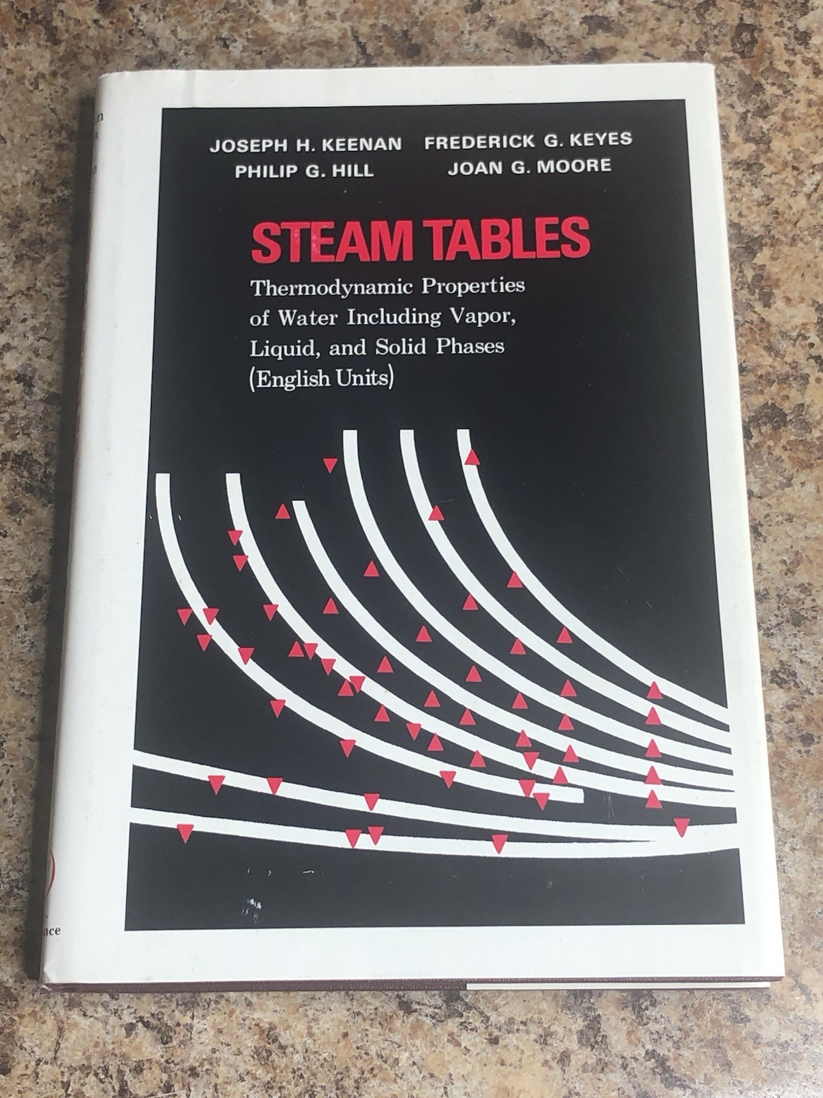 Steam Tables English Units Keenan Keyes Hill Moore 1969 Hard Cover Dust Jacket