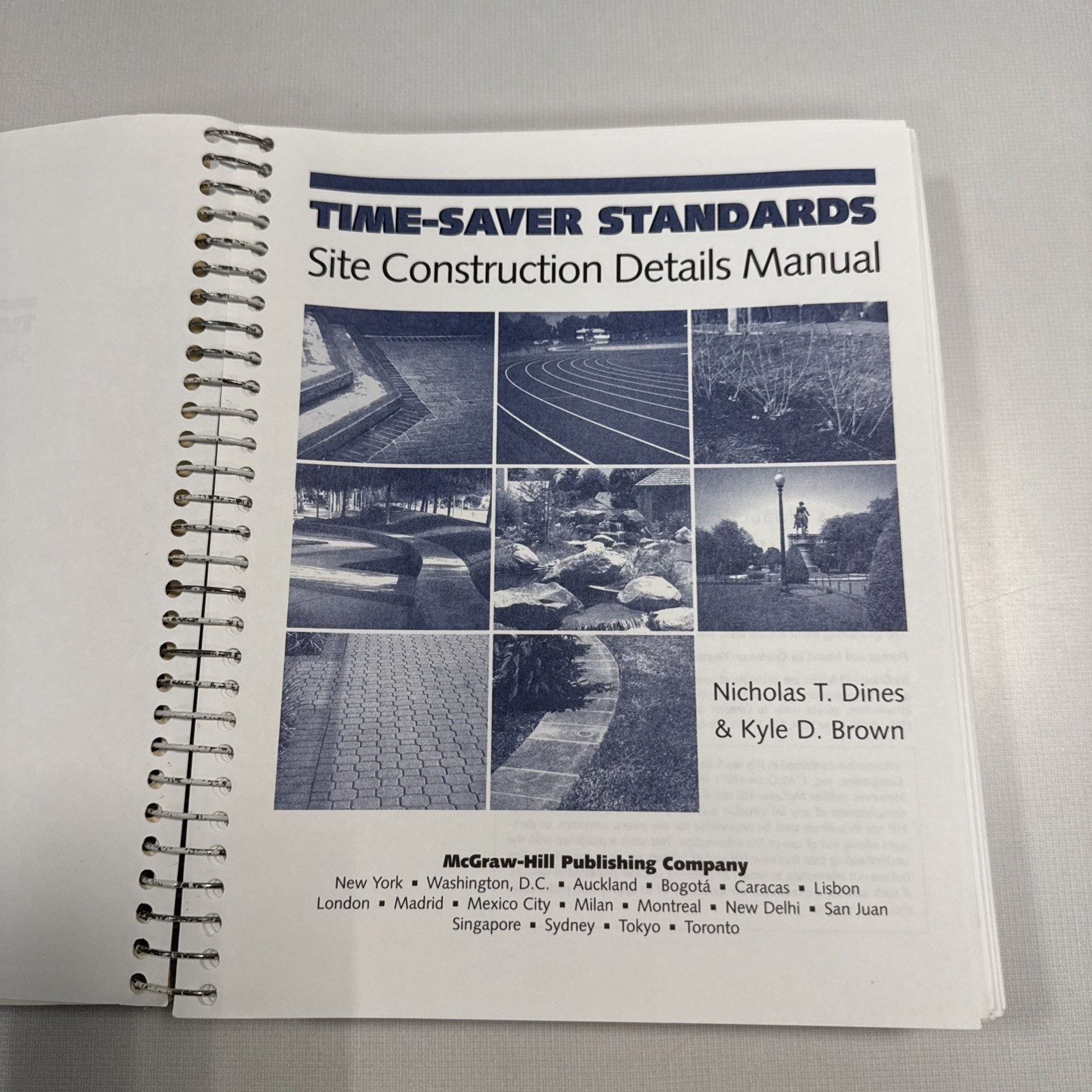 Time-Saver Standards Site Construction Details Manual