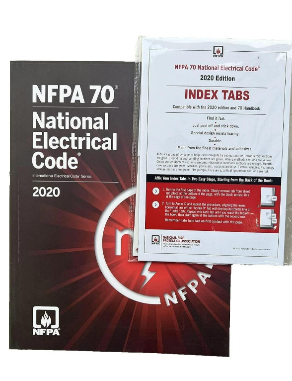 NFPA 70 NEC 2020 National Electrical Code (2020, Paperback) W/Index Tabs!