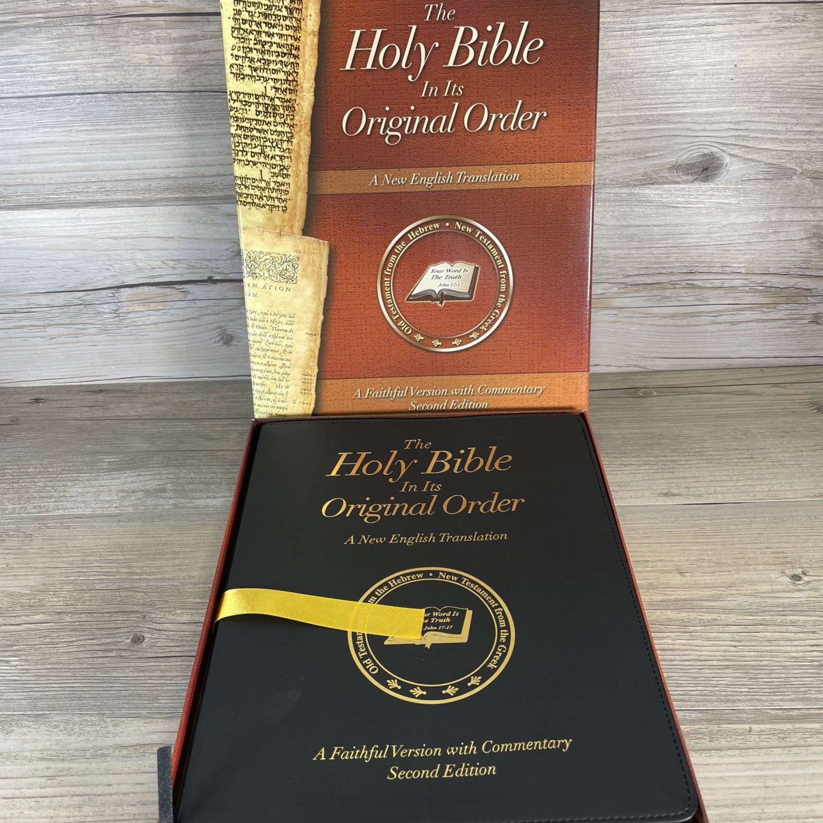 Holy Bible In Its Original Order A Faithful Version Commentary 2nd Leatherette