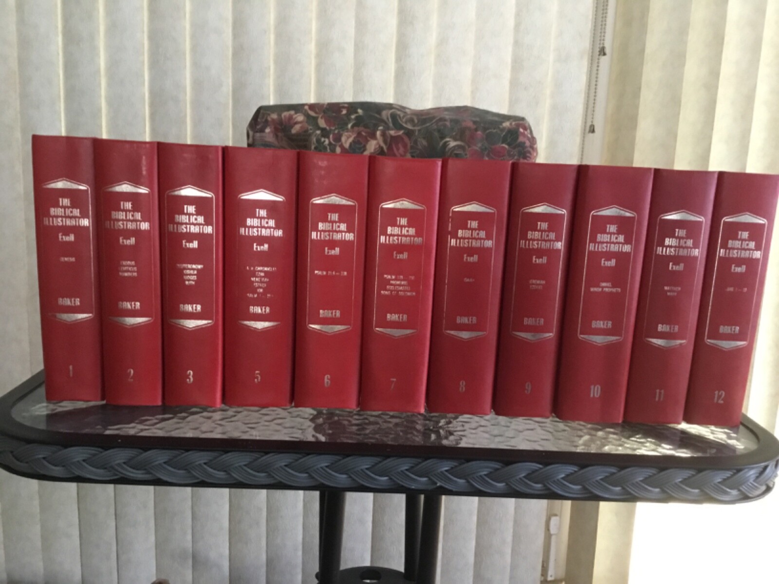 The Biblical Illustrator Joseph S Exell 11 Vol Set Vintage Decorative Books Red