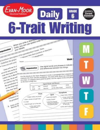 Daily 6-Trait Writing, Grade 6 – Paperback By Evan Moor – VERY GOOD