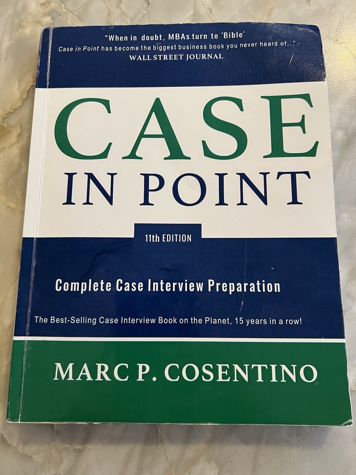Case In point 11th Edition Marc P. Cosentino