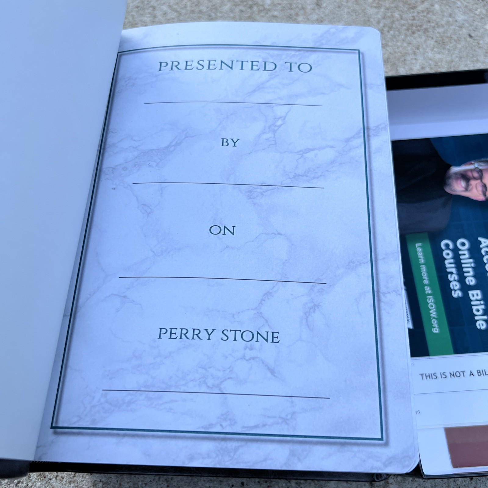 Perry Stone Hebraic Old Testament Study Bible Brand New Hebrew KJV King James