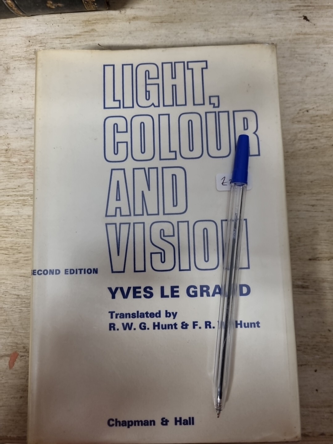 Light, Colour And Vision – Yves Le Grand