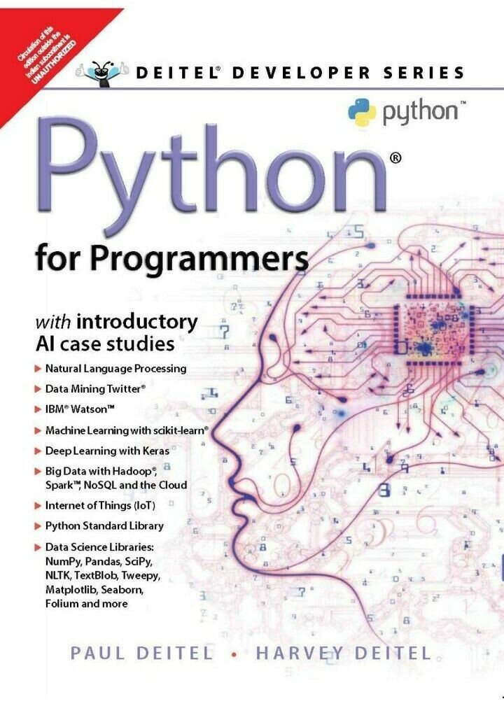Python for Programmers by Harvey Deitel, Paul Deitel and Harvey Deitel (2019,…