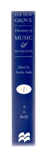 The New Grove Dictionary of Music a…, Grove, Sir Geor